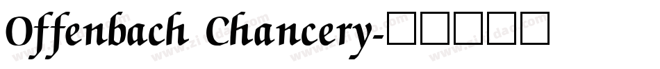 Offenbach Chancery字体转换